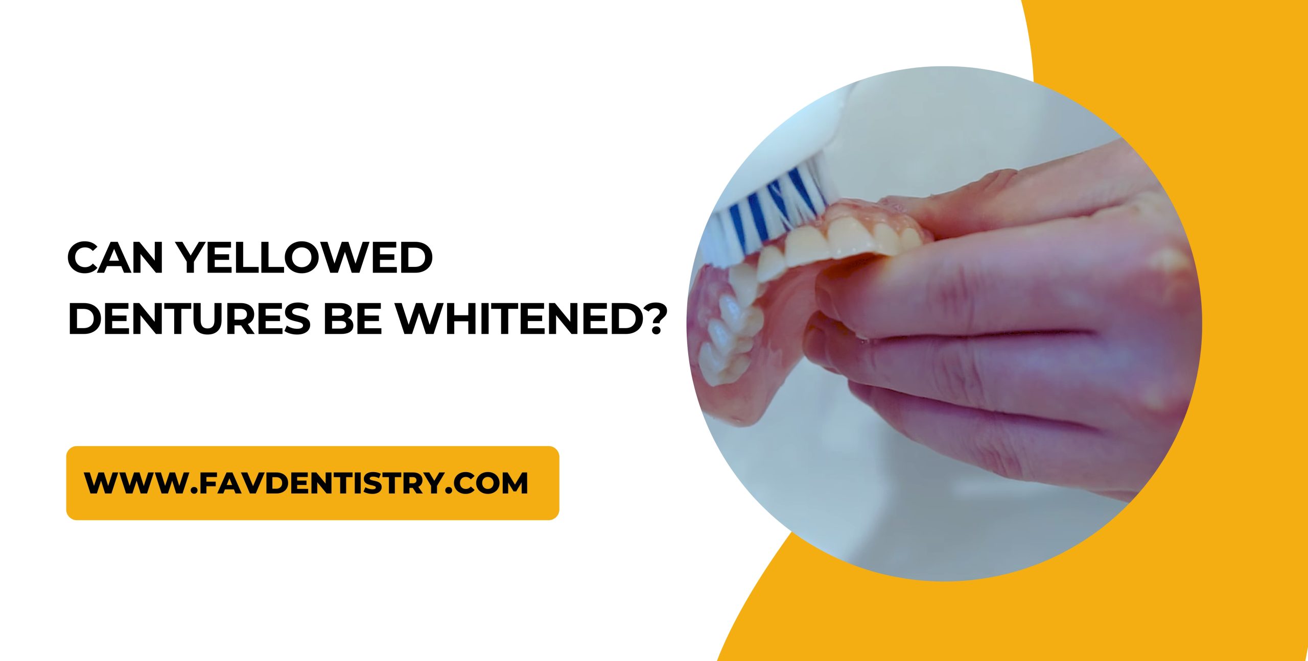 Can Yellowed Dentures Be Whitened?