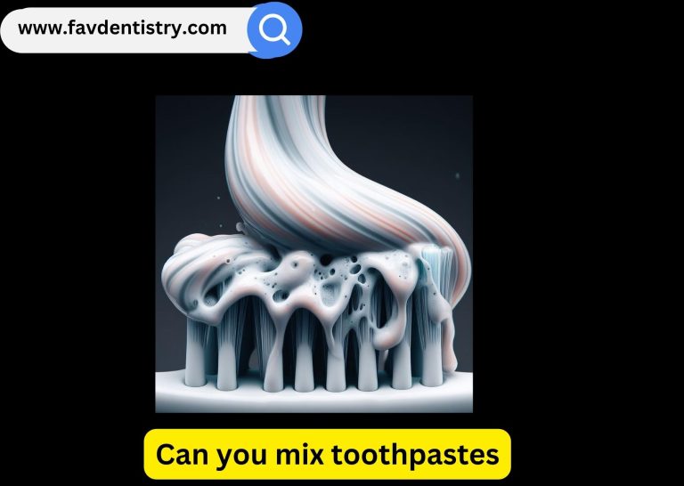 Can you mix toothpastes