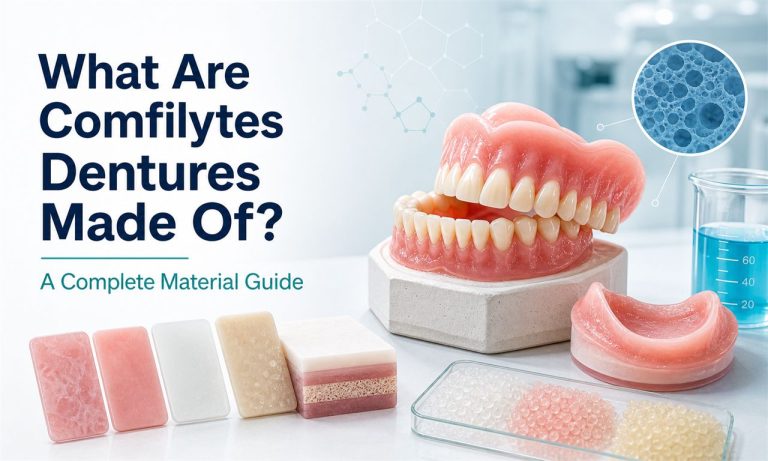 What Are Comfilytes Dentures Made Of?