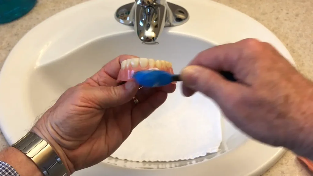 Cleaning Your Dentures After Adhesive Removal