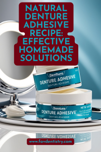 Natural Denture Adhesive Recipe