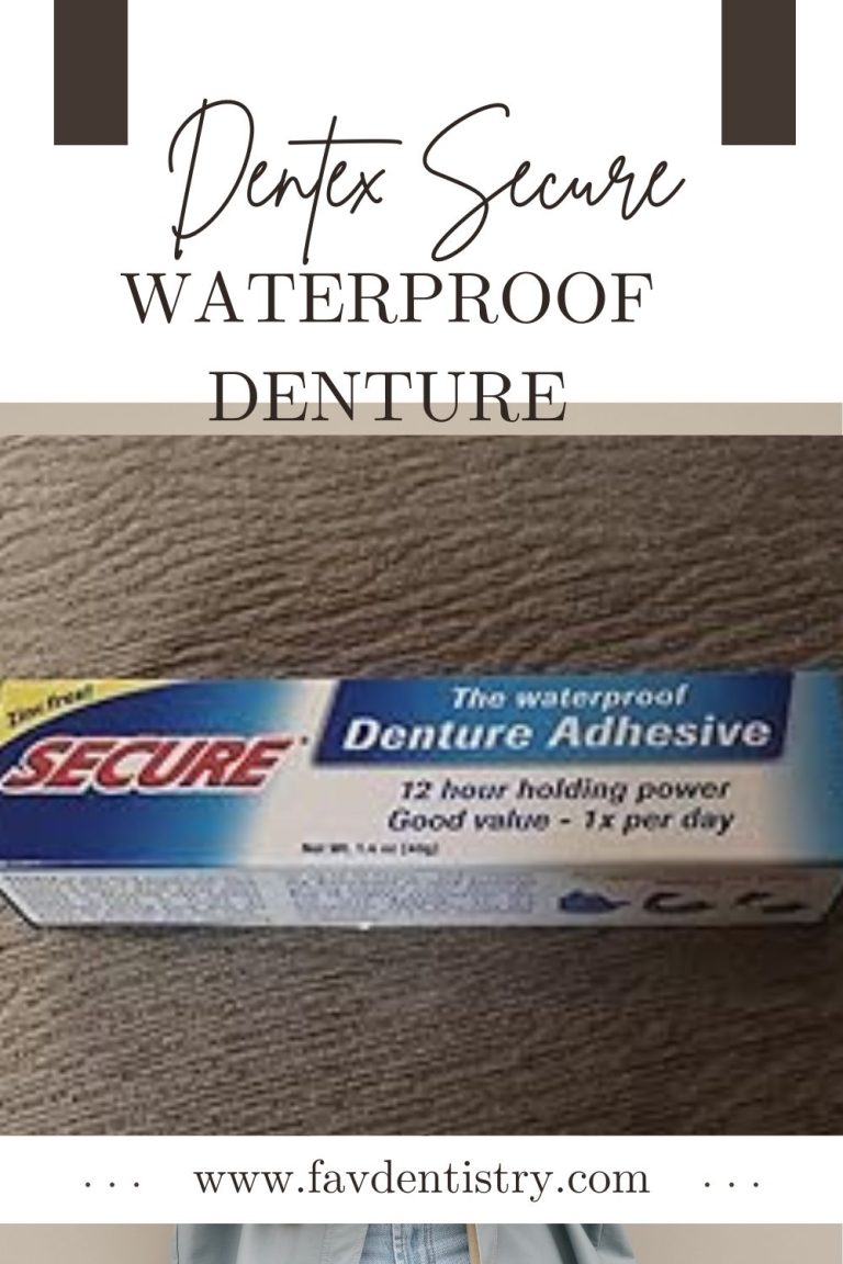 Dentex Secure Waterproof Denture Adhesive: Ultimate Confidence All Day