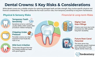 Disadvantagers of dental crowns
