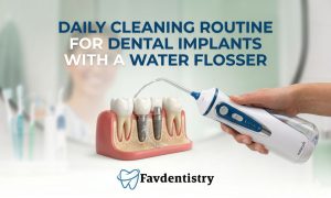 Daily Cleaning Routine for Dental Implants With a Water Flosser