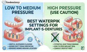 Best Waterpik Settings for Implant-Supported Dentures